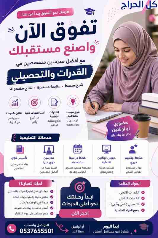 مدرسين قدرات بجدة بخبرة عالية – استعد للاختبار بثق...