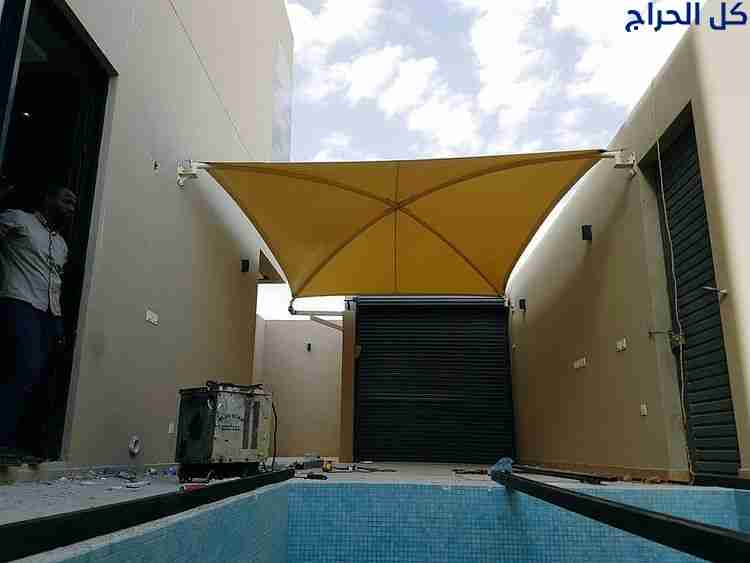 مظلات شرقية وخشبية للمداخل – شكل جميل ومتين